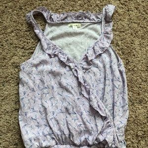 Light purple boutique top